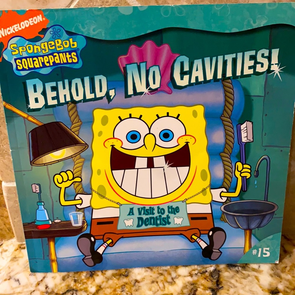 SpongeBob SquarePants Book “Behold, No Cavities!” A Visit to the dentist